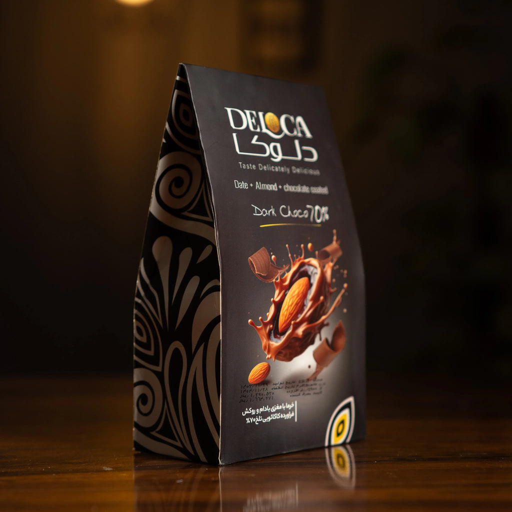 Almond Coated with Date and Dark Chocolate