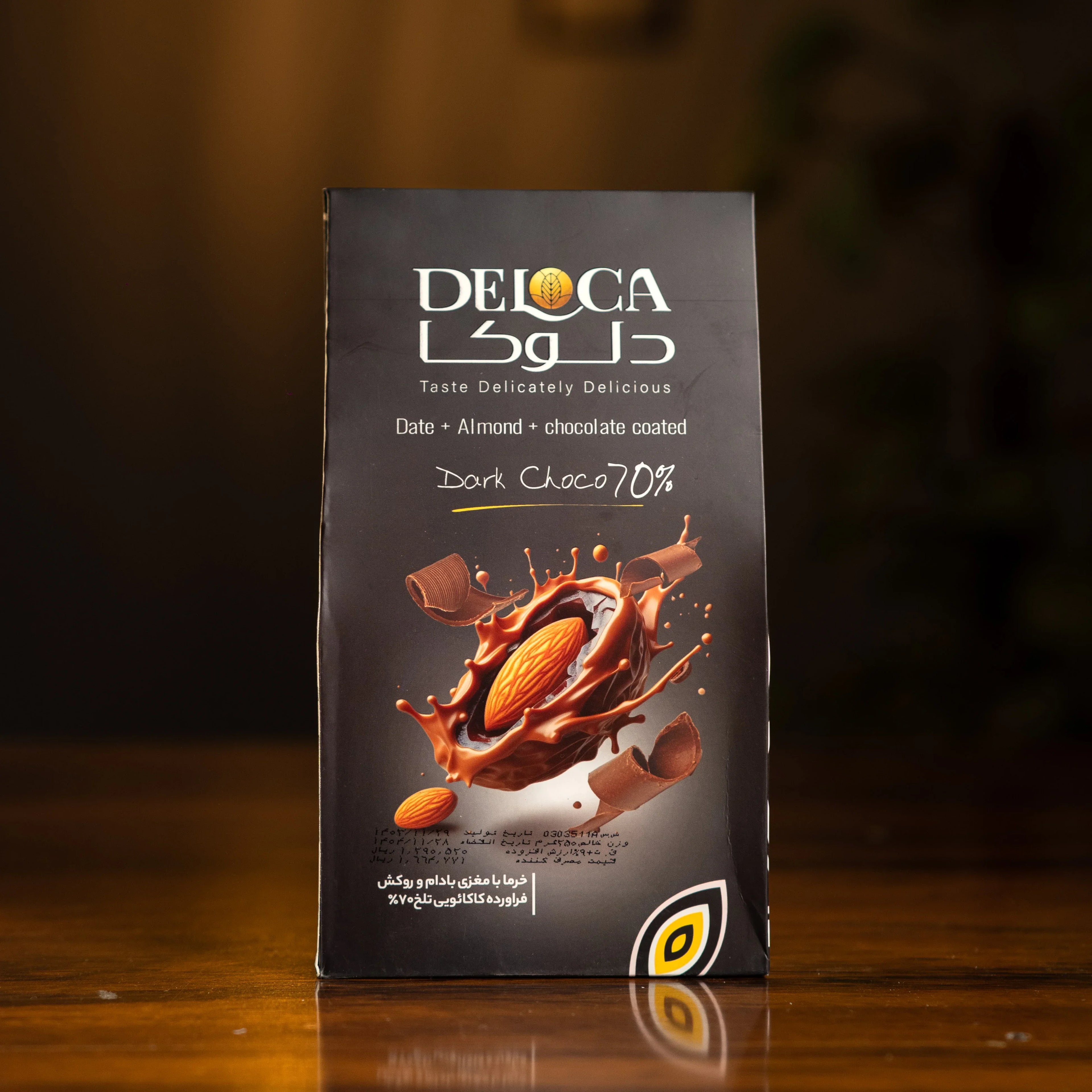 Almond Coated with Date and Dark Chocolate