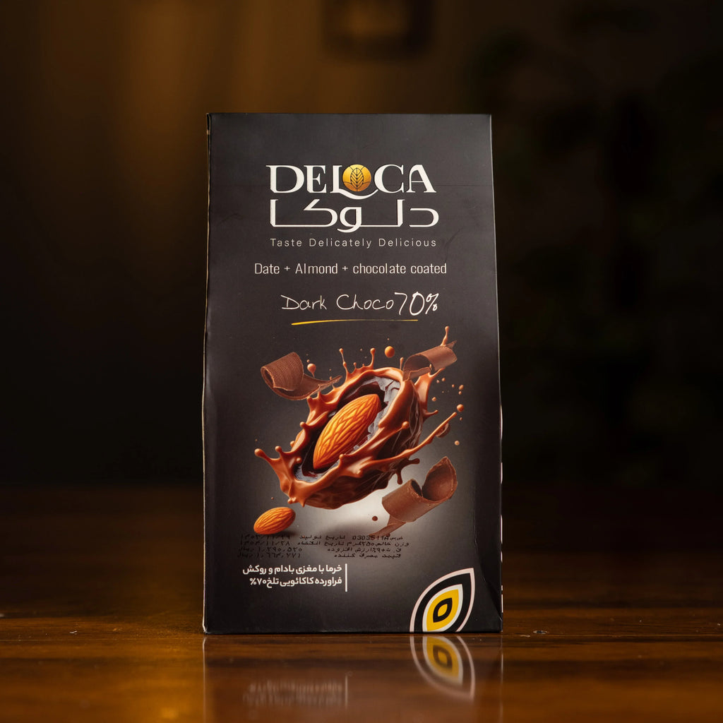 Almond Coated with Date and Dark Chocolate