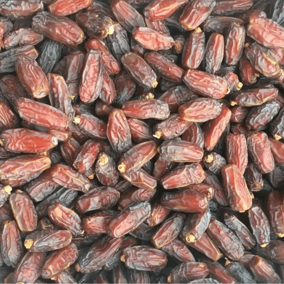 Stock of premium mabroom jumbo khajoor freshly crafted and imported from Saudi Arabia.